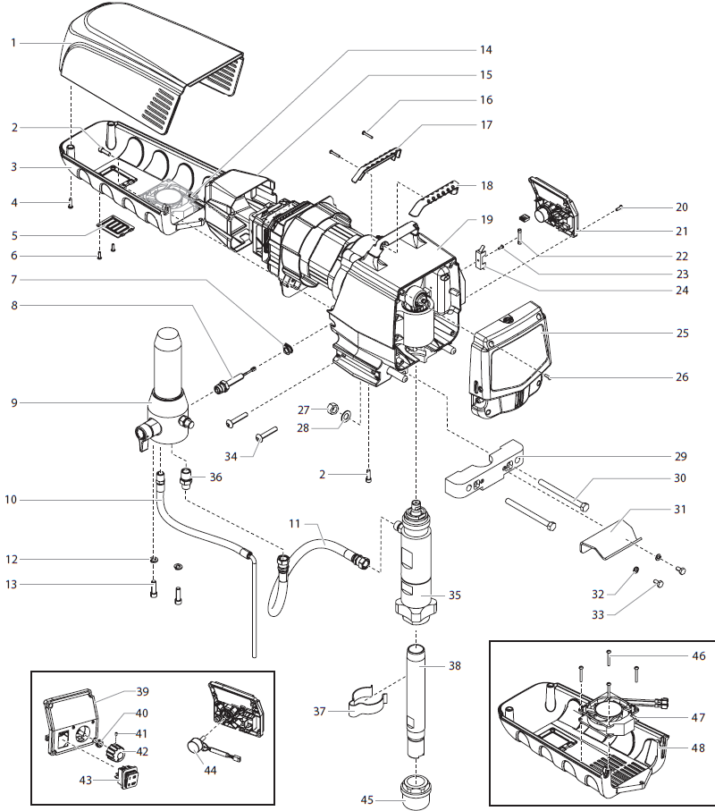 Impact 1040 Main Assembly